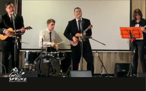 The Ukeybeats rocked the stage at SPRUKE in 2019